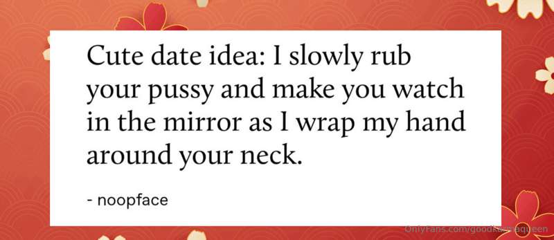 Sounds good to me. :)

#hotdates

xo