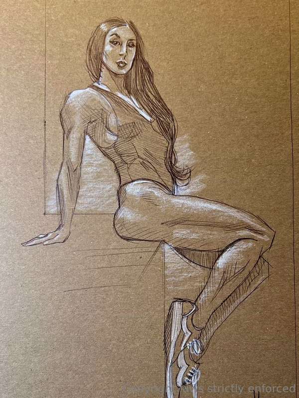 Look what someone drew for me!