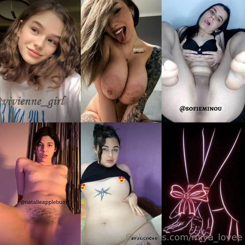 🎀 @VIVIENNE_GIRL 🎀🖤🔥 @IVYLOVELL 🖤🔥😈 @sofieminou 😈😈💋 @natalie..