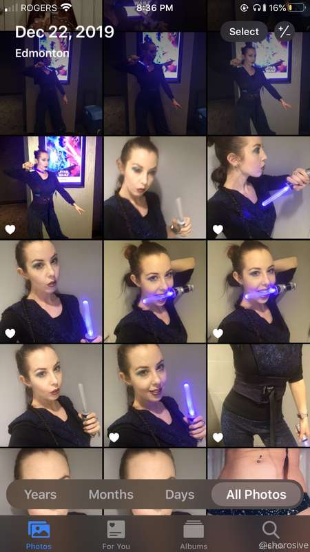 Dark Rey - Movie Theatre Cosplay
What I wore to see The Last..