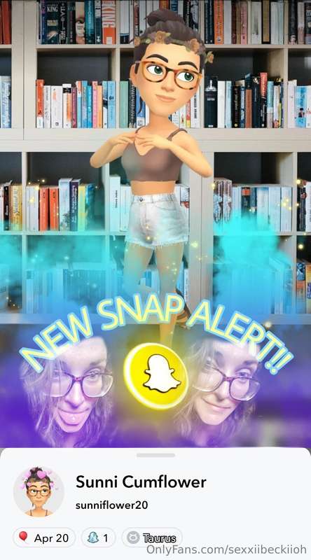 NEW SNAP ALERT!!