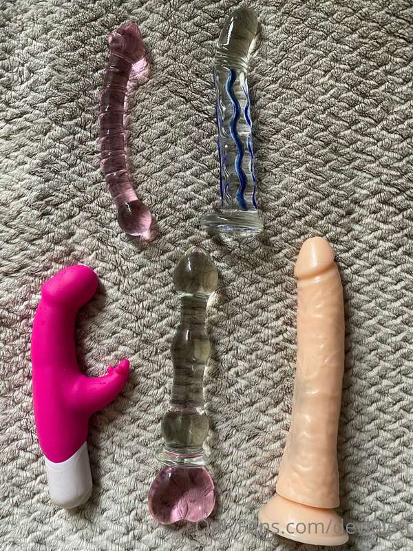 Can you help me choose which toy to use today?
if you tip me..