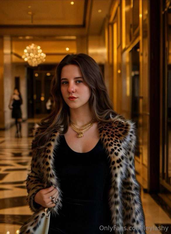 I like the way natural fur looks, but in real life I would n..