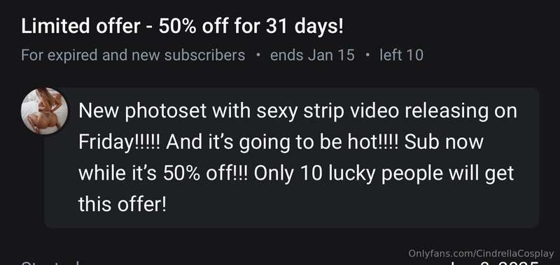 New photoset with sexy strip video releasing on Friday!!!!! ..