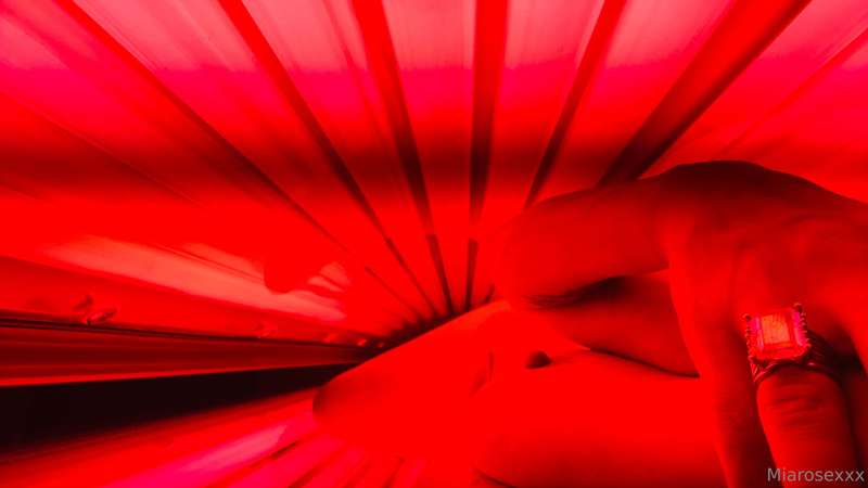 at the redlight thearpy bed here in carson city. the sun spo..