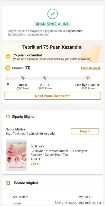 Sonunda aldım  Bakalım beğenecek miyim Umarım kötü değildir ..