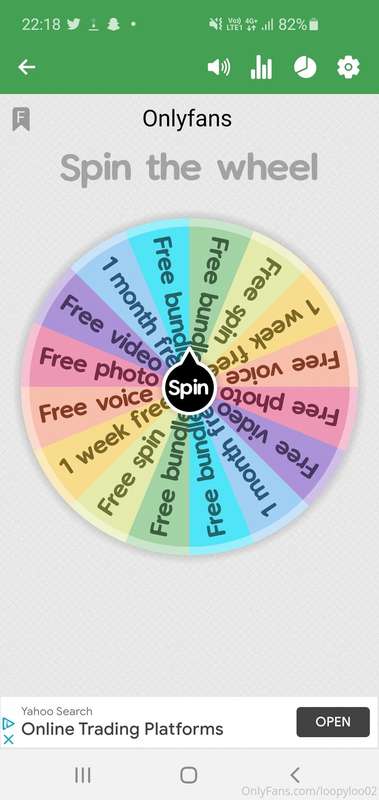 My first spin the wheel, with some great prizes 😛  Only $3 a..