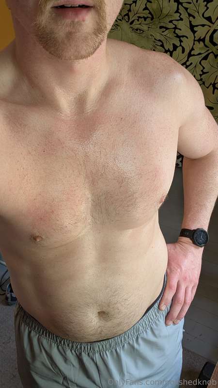 Do you like it when I'm all sweaty?Would you lick it off me?