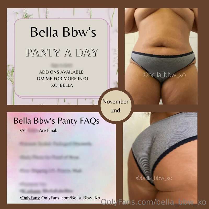👙 PANTY-A-DAY! 👙

November 2nd wear! 

Details are blurred t..