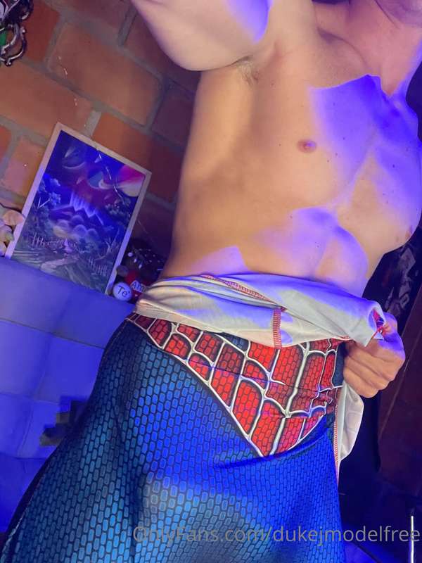 Spidey is feeling something hard
