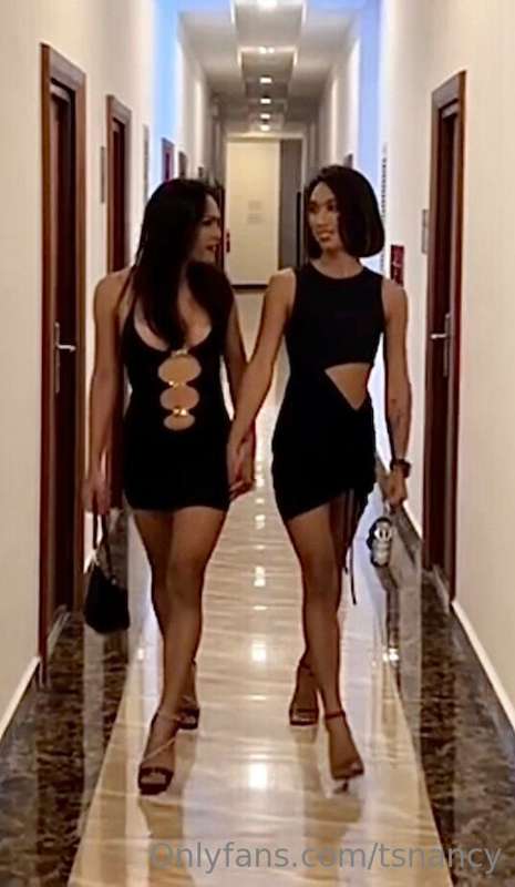 Me & my ladyboy friend coming home before the fun starts 
Se..