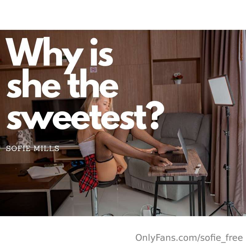 Guess why am i so sweet :P