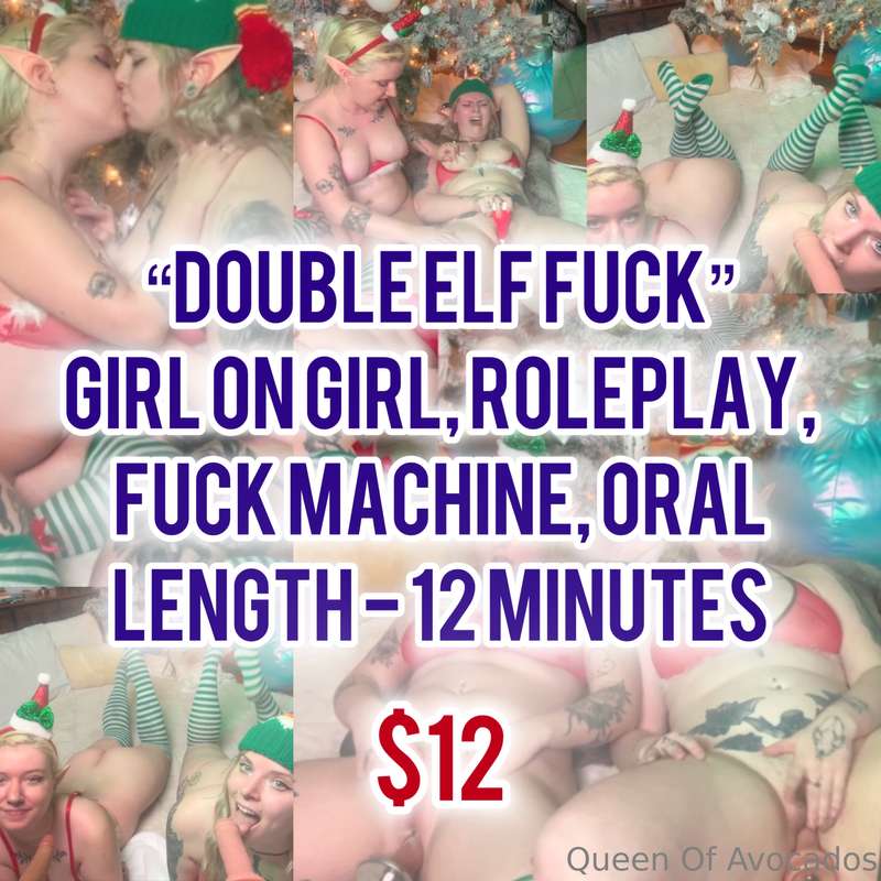Two of Santa's sexy elves want to play with some toys for a ..