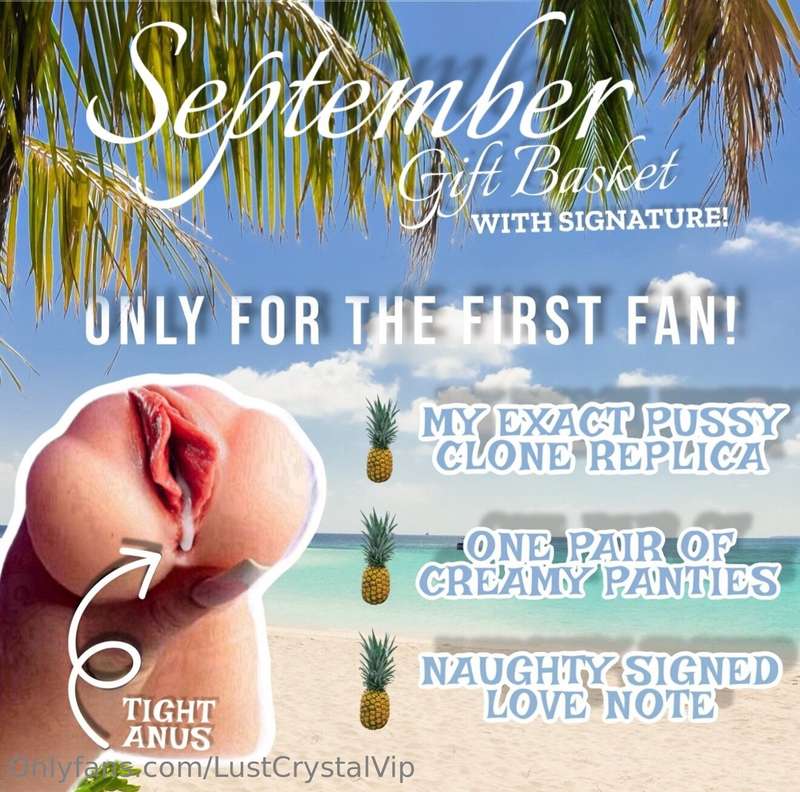 🍍SEPTEMBER 𝚂𝙰𝙻𝙴 🍍First fan to tip will get⤵𝗠𝘆 𝘃𝗲𝗿𝘆 𝗼𝘄𝗻 𝗽𝘂𝘀𝘀𝘆..