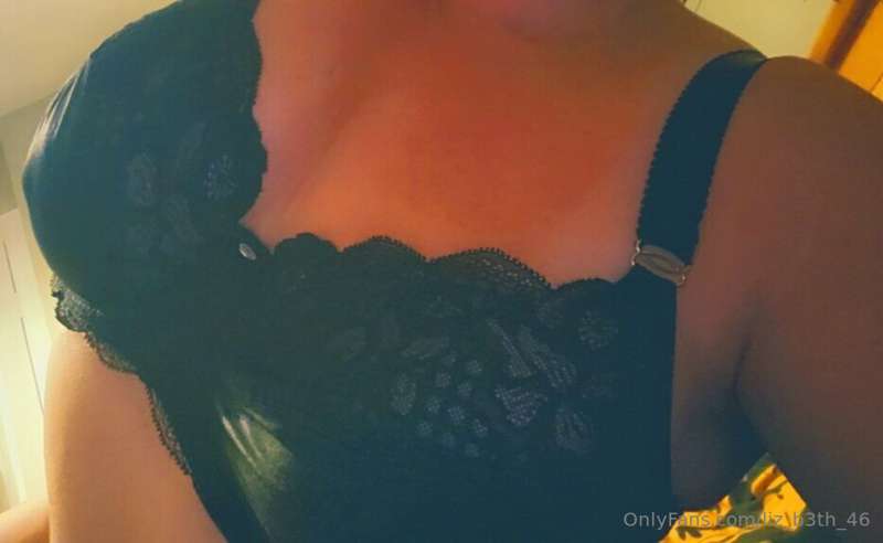 New bra goes very well with my fancy pants...I mean just che..