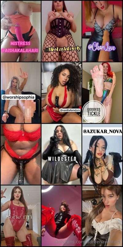 😈 SUBMIT, SUBSCRIBE & SERVE THE TOP DOMMES OF ONLYFANS NOW! ..