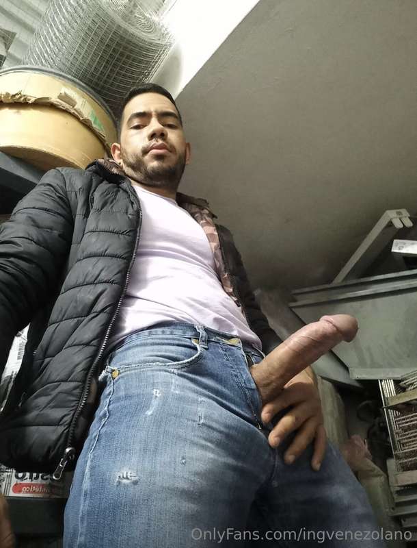 I know how much you like to see me in jeans with my cock out..