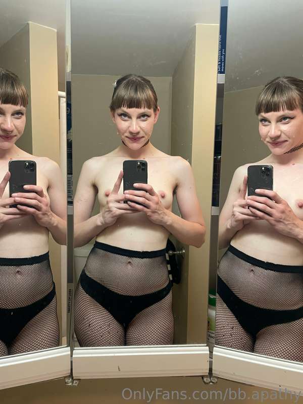 fishnets and butterfly clips