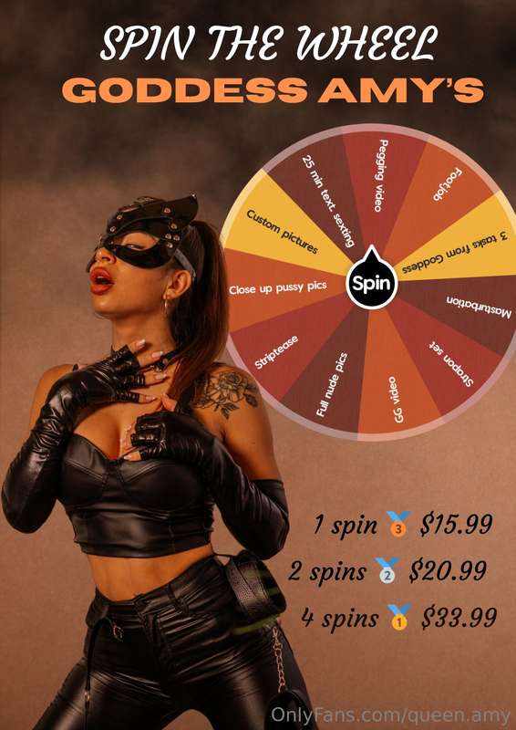 🎯 SPIN THE WHEEL 🎯Did Mommy Amy promise to spoil you if you ..