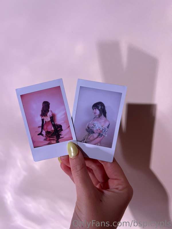 Polaroids from today’s shoot 🥹🥹