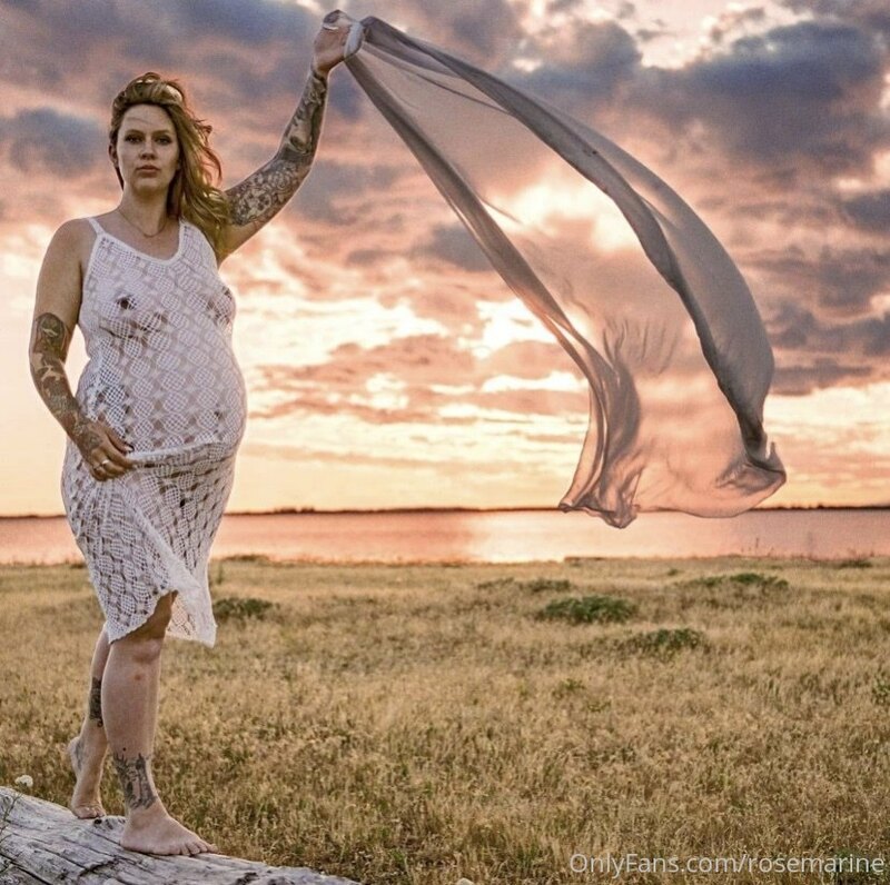 Me, 8 months pregnant with my 3rd ❤️ Captures by the film Wi..