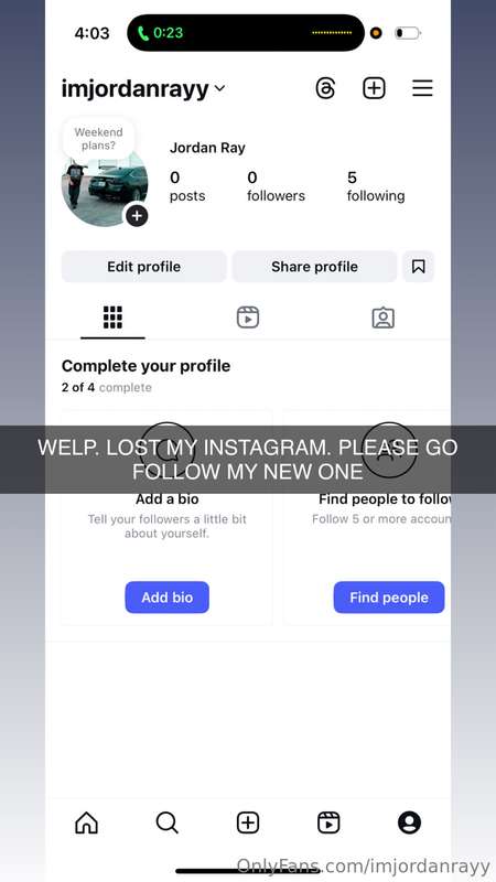 At a complete loss of words. Guys go follow my new account. ..