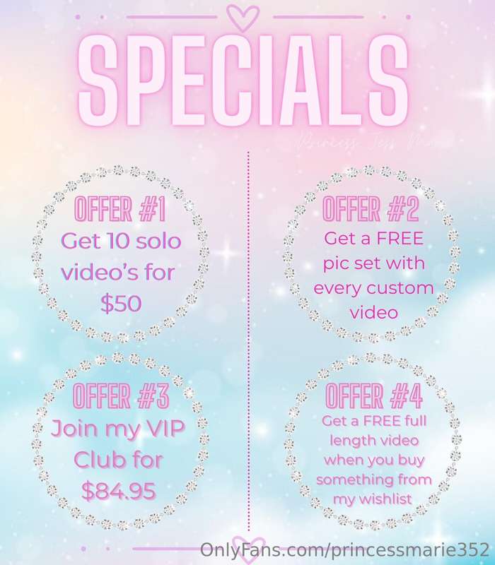 I'm starting a ***weekly special***! Which one are you choos..