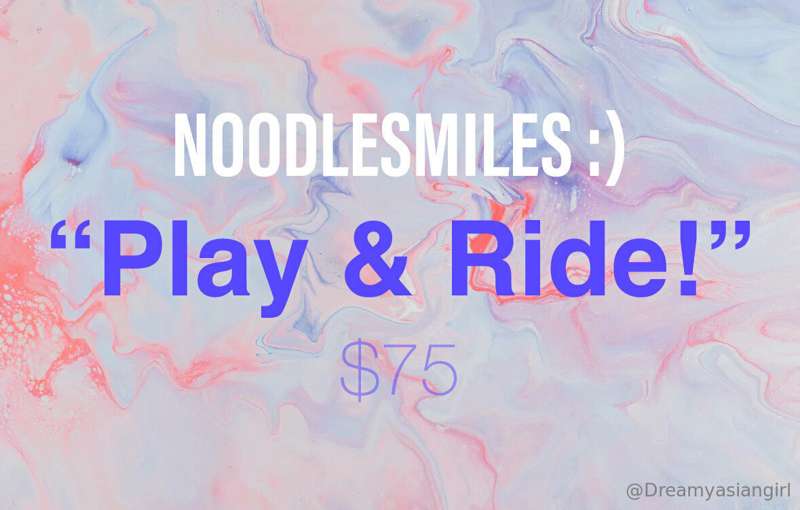 NEW Video!✨🥰
“Play & Ride!” 🎟️
*(Solo - 7:18)* $75

My first..