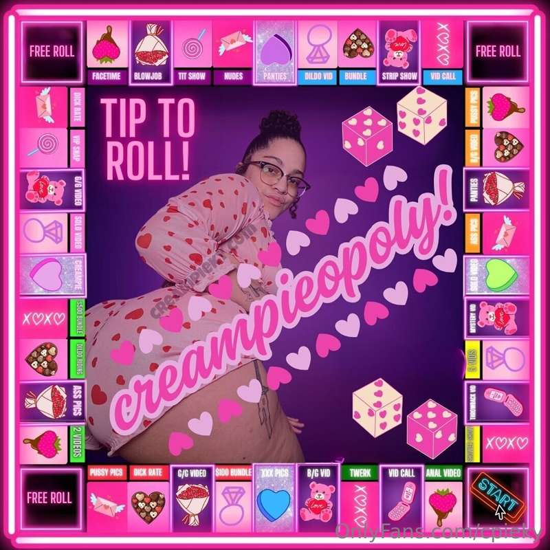 🩷🥧 CREAMPIE-OPOLY 🥧🩷no way to lose with this fun game! tip t..