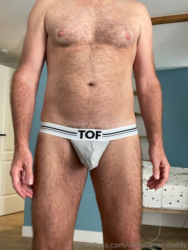 TOF underwear, like a jock strap, like a strapless thong. Ho..