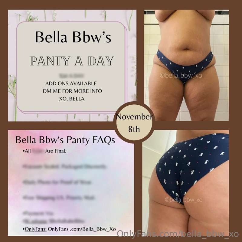 👙 PANTY-A-DAY! 👙

November 8th wear!

Details are blurred to..