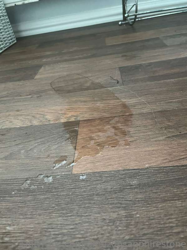 My massive footprint post shower… imagine being tiny and get..