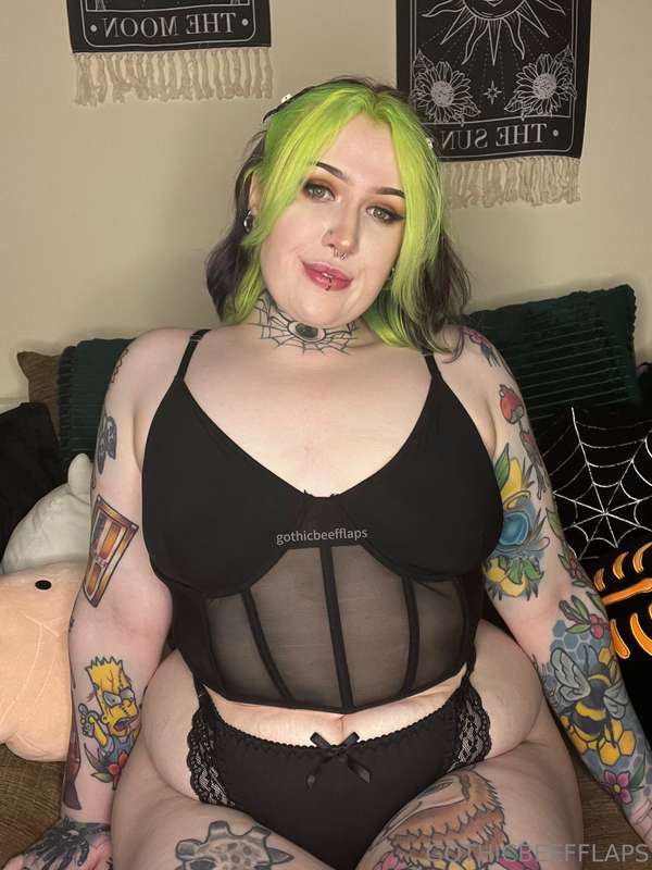 Sitting.. waiting for you to come take my lingerie off.. 