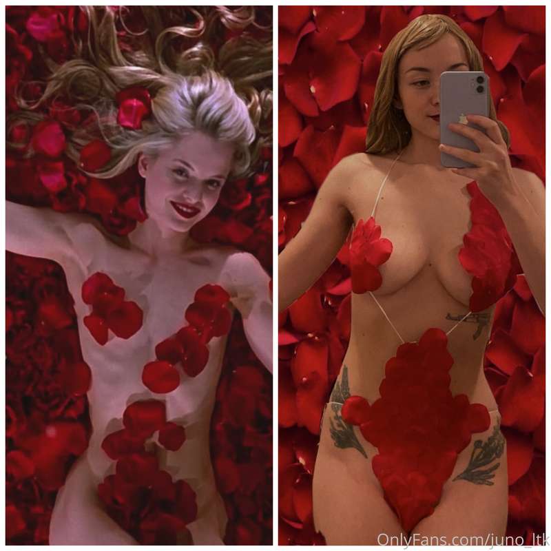 I was Lester’s dream of Angela from American beauty for Hall..