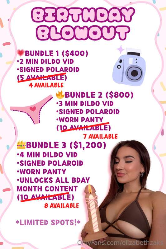 IT'S OFFICIALLY MY BIRTHDAY MONTH!! 💗🎂 and to celebrate I wa..