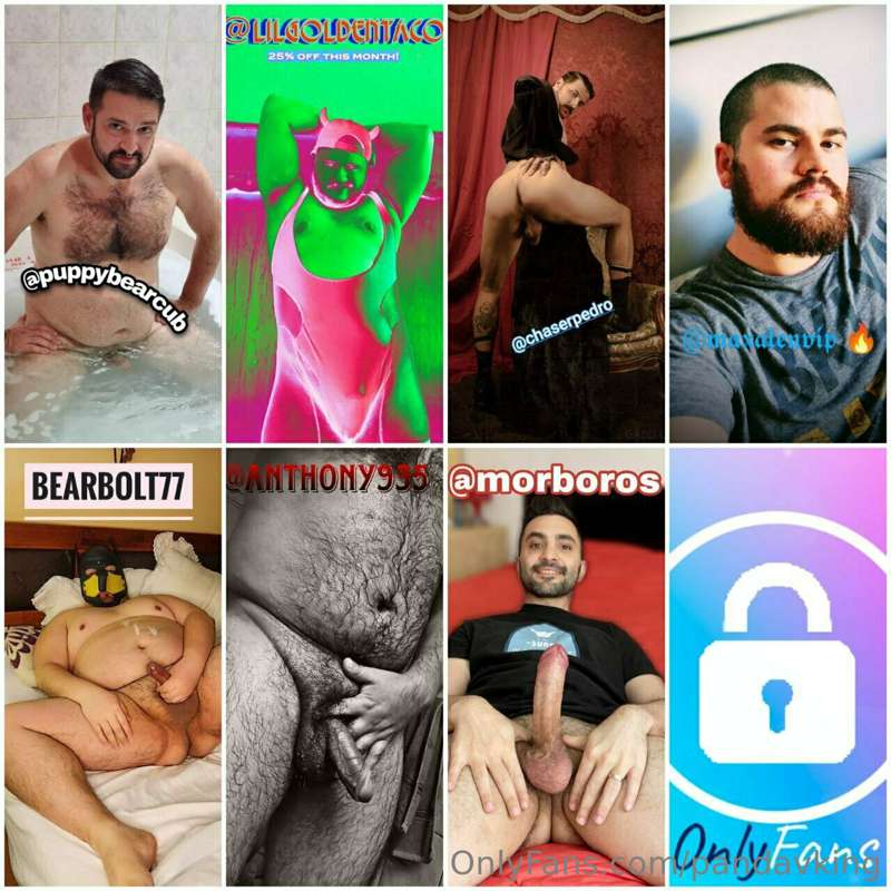 #AD
These bears 🐻 are on fire🔥 
😈We Gonna make you CUM 💦💦
𝑪𝒍..