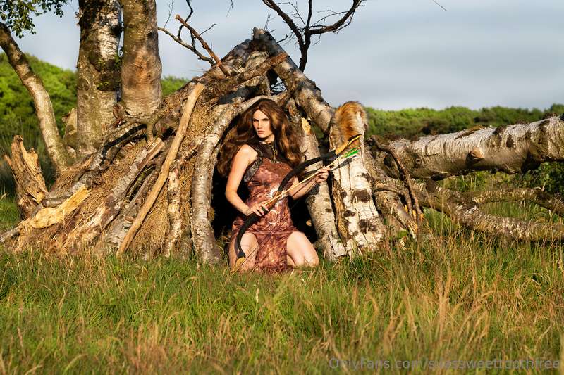 The Huntress ~ There is no right or wrong in survival, there..