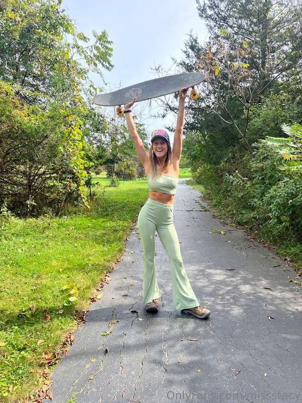 Took my longboard out for a rip today. Of course I had to fl..
