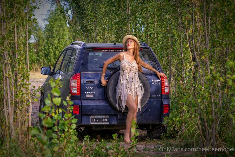 Off road and sensuality... going outdoors to get a private p..