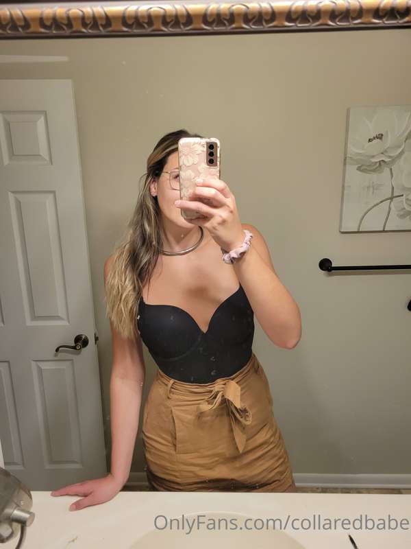 You see me out in this outfit, but you are the only one who ..