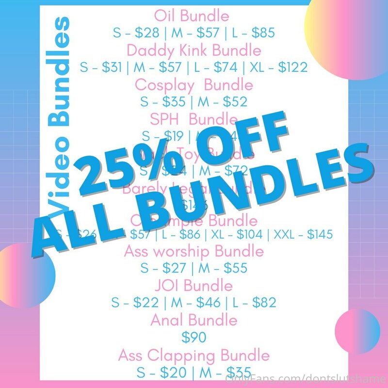 ? 25% off all bundles until the end of the month ?

✨PLEASE ..