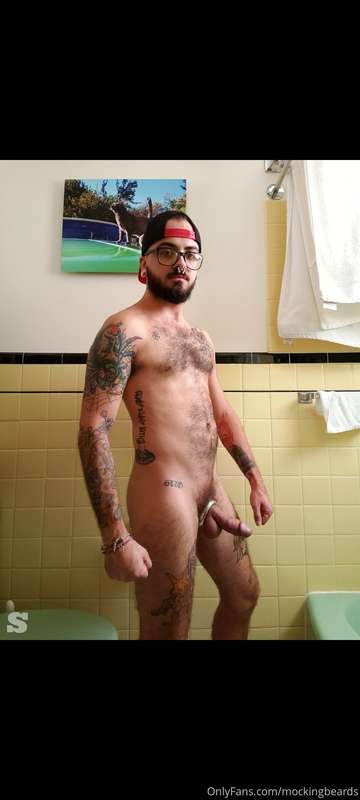 Here's a fun throwback. I was skinnier and my cock looks hug..