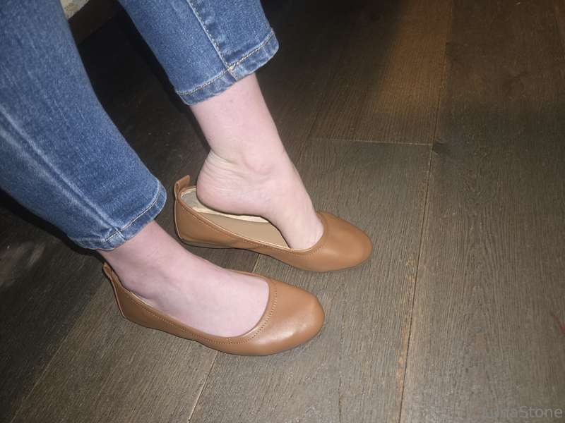 It's a shame to cover up such pretty feet
