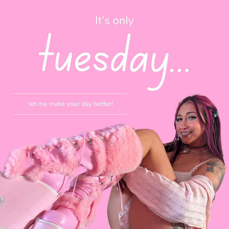 What mood are you in this Tuesday? 👀💦 Tip $5 for a Throat fu..