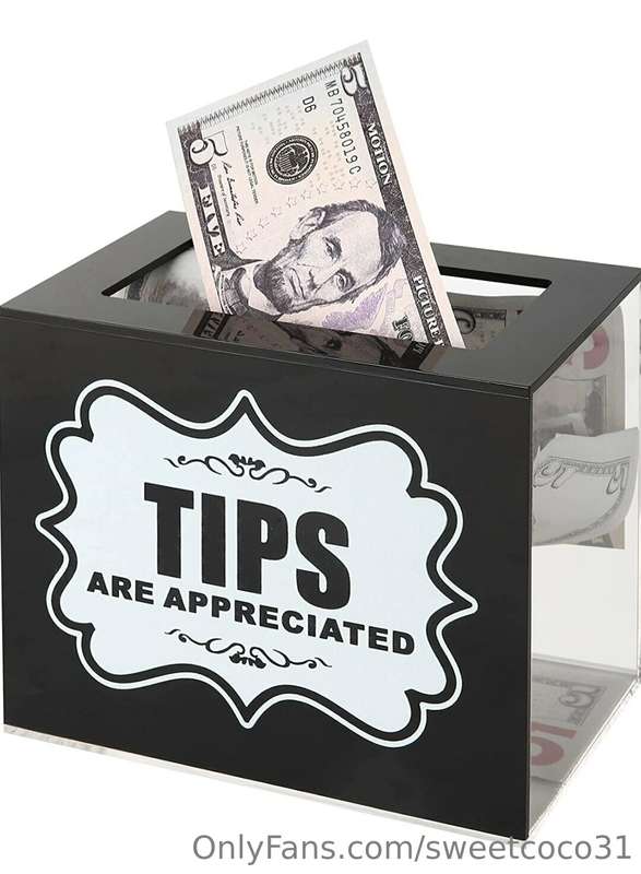 TIPS are always appreciated more then you know! More lingeri..