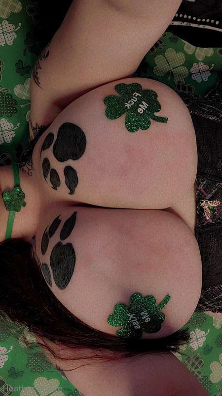 I just love this photo 😜☘️🍀Should I sell the pasties I wore ..