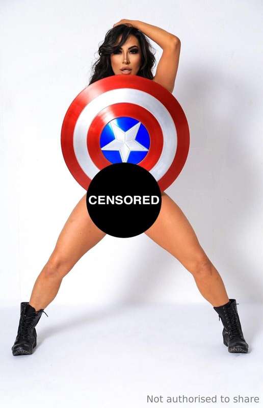 mind the shield when you cum