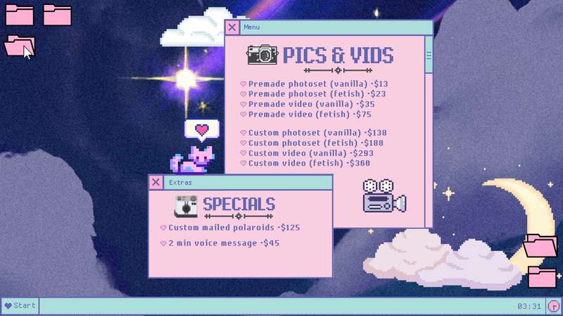 (Photosets include 10 pictures, videos are 5 minutes)ᯓ★ PRE-..