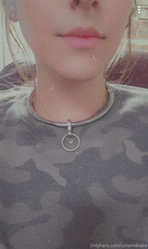 Collared and ready to end the night😇