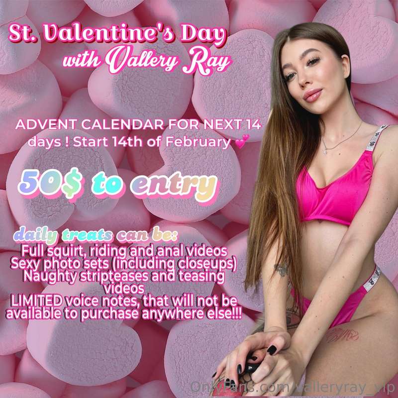 💝🌹 14 DAYS OF VALENTINES WITH VALLERY RAY❤️🍓 **Hey Sweetie😍!..